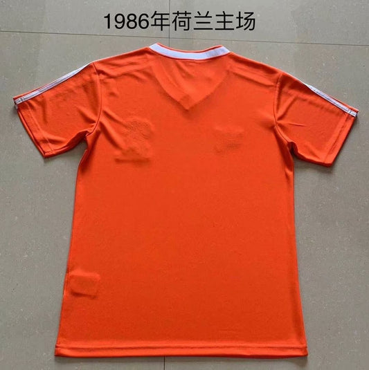 Retro Netherlands Home Football Jersey 1986