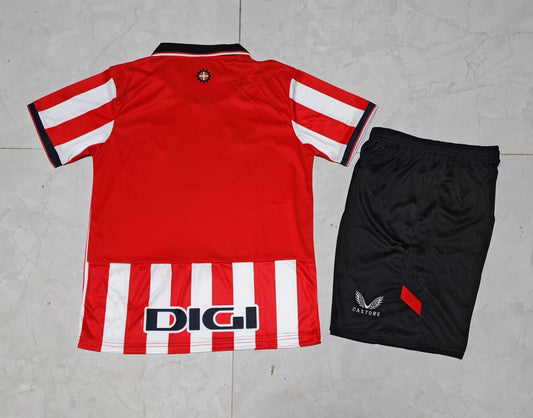 Athletic Bilbao Home Kids Football Jersey 2025/2026