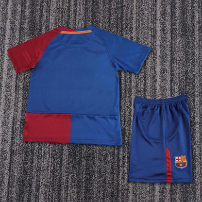 Retro Barcelona Home Kids (带小英文) 2008/2009