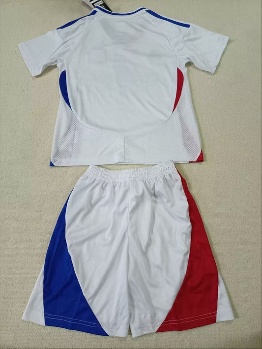 Olympique Lyonnais（OL） Home Kids Football Jersey 2024/2025