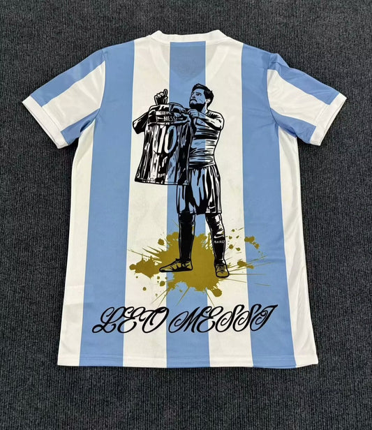 Argentina 50Th Anniversary Graffiti Version Fans Football Jersey 2025/2026