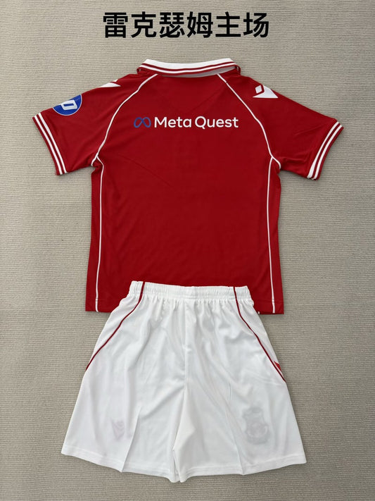 Wrexham Home Fans (Kids And Man) Football Jersey 2025/2026