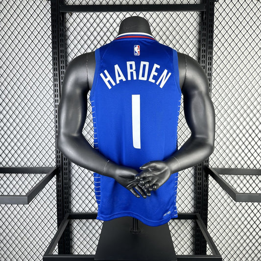 Los Angeles Clippers Blue #1 HARDEN NBA Season Jerseys 2023