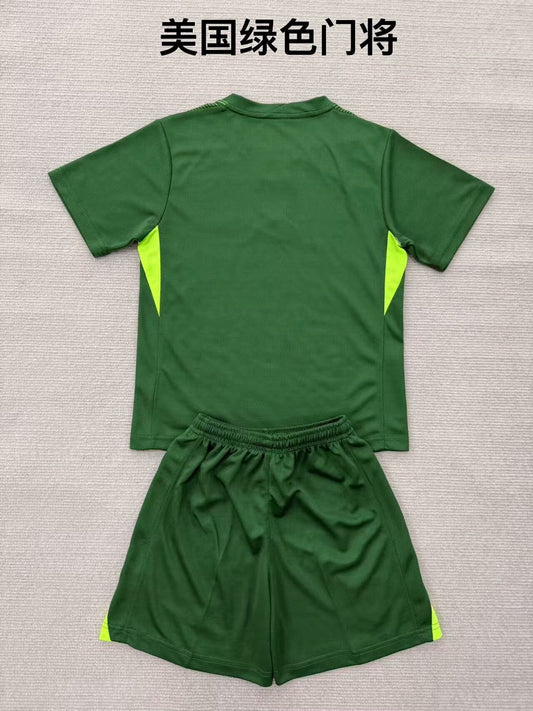 Usa Green Goalkeeper Fans (Kids And Man) Football Jersey 2025/2026