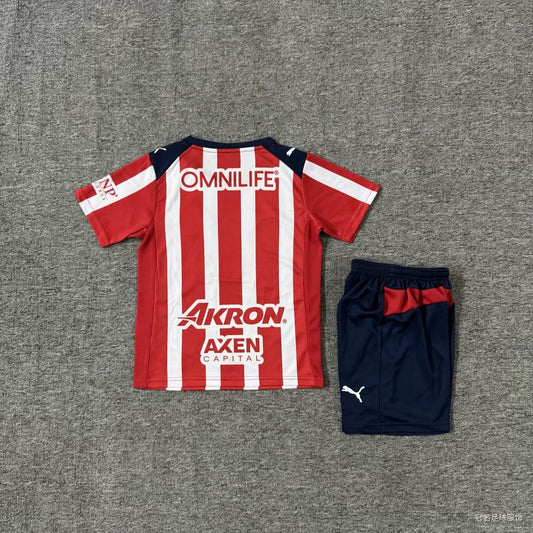 Chivas (Guadalajara ) Home Kids Football Jersey 2025/2026