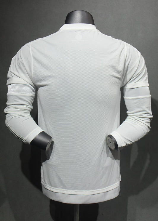 Retro Real Madrid Home Player Long Football Jersey 2015/2016