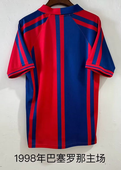 Retro Barcelona Home Football Jersey 1998