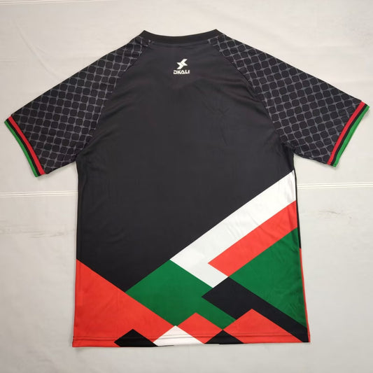 Palestine Black Flower Fans Football Jersey 2025/2026