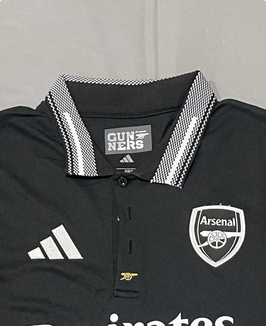 Arsenal Polo Fans Black Football Jersey 2025/2026