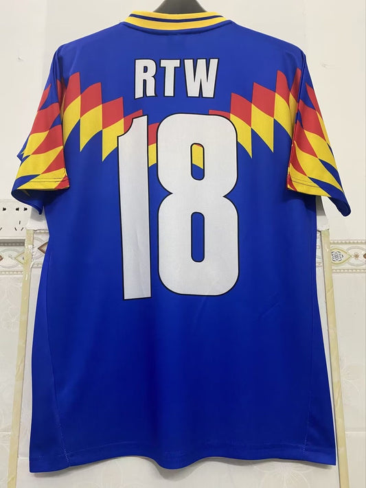 Retro America Commemorate Fans Blue Football Jersey 1995