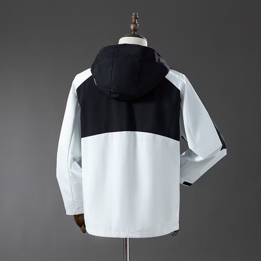 Betis Windbreaker Interchange Jacket Black White Football Jersey 2025/2026