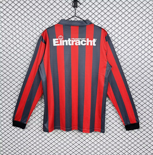 Retro Frankfurt Home Long Sleeve Football Jersey 1991/1992