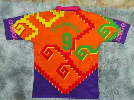 Retro Mexico #9 Campos Football Jersey 1995