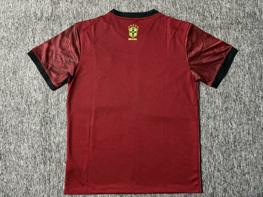 Brazil Jesus Wine Red Fans Football Jersey 2025/2026