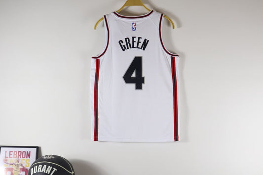 Houston Rockets Kids White #4 GREEN NBA Jerseys