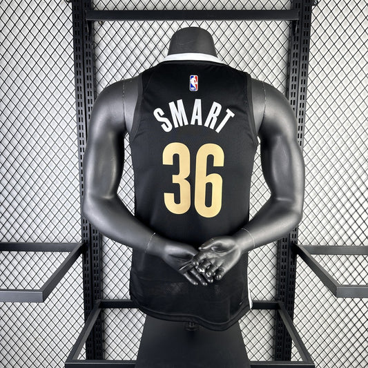 Memphis Grizzlies City Edition Black #36 SMART NBA Jerseys 2024