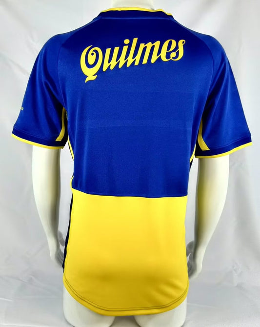Retro Boca Juniors Home Fans Football Jersey 2001/2002