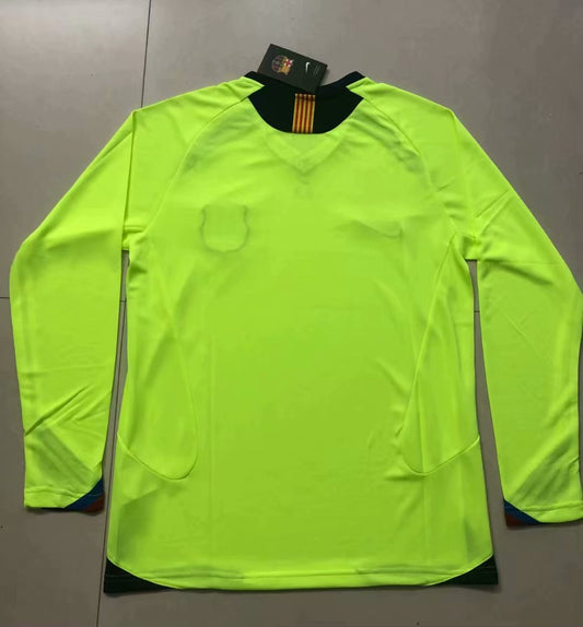 Retro Barcelona Away Long Sleeve Football Jersey 2005/2006