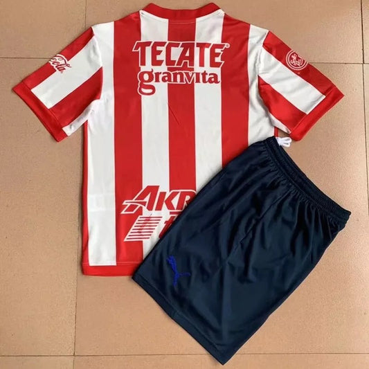Chivas 115Th Red Kids Kits Football Jersey