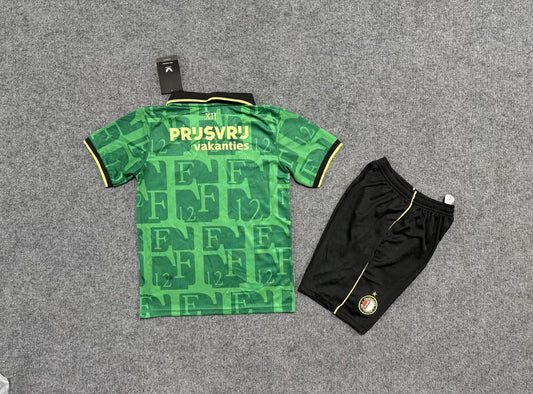 Feyenoord Rotterdam Third Kids Football Jersey 2025/2026