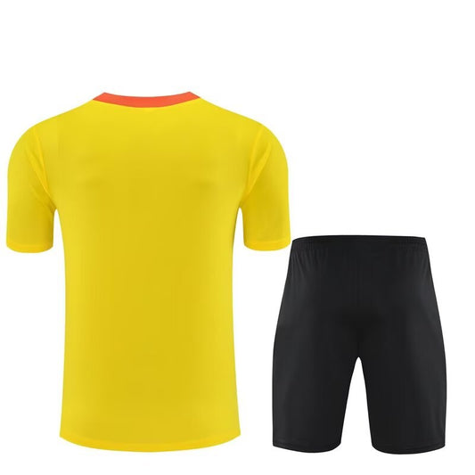 Brazil Training Fans Kits Yollow Football Jersey 2025/2026 (Kids And Man )