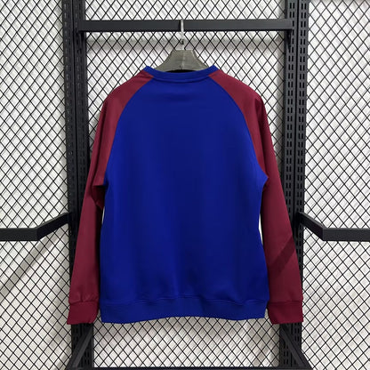 Barcelona Hoodie Blue Jacket Tracksuit Football Jersey 2025/2026