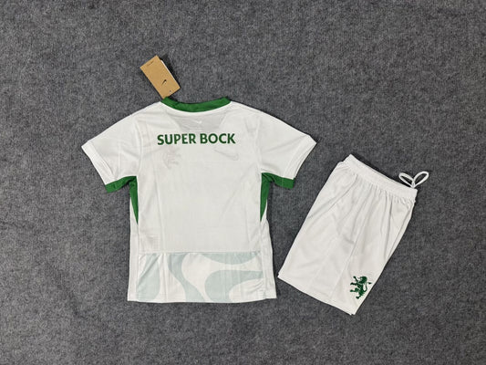 Sporting Lisbon Away Kids Football Jersey 2025/2026