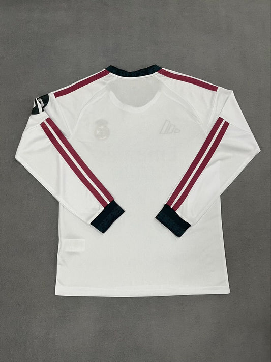 Real Madrid Home Long Sleeve Fans Football Jersey 2026/2027