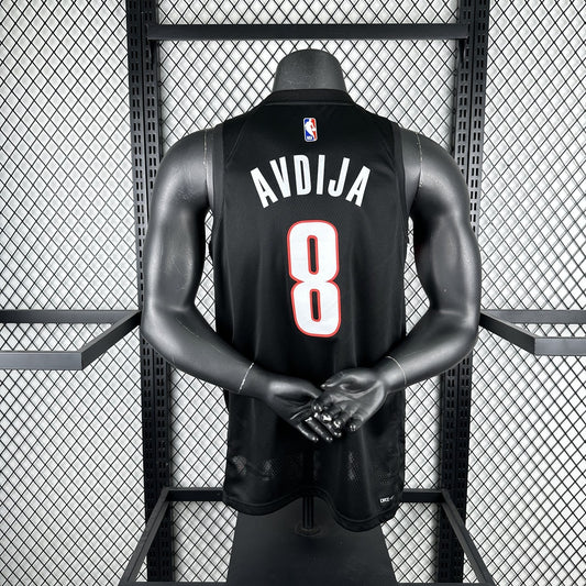 Portland Trail Blazers Black #8 AVDIJA NBA Jerseys 2026