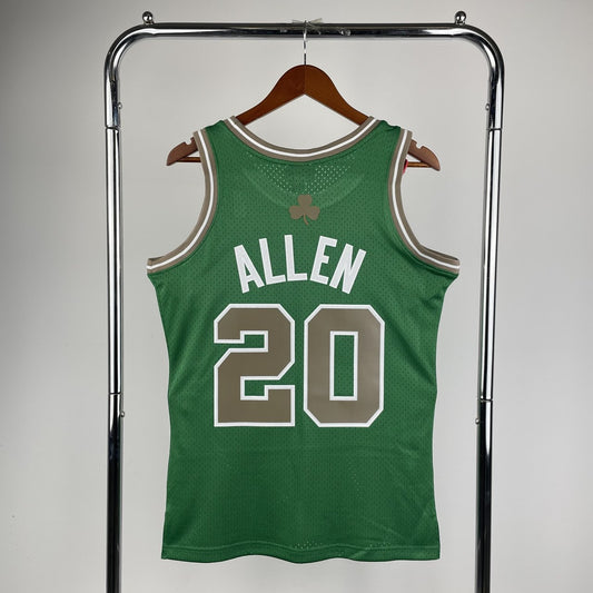 Retro SW Boston Celtics Green #20 ALLEN NBA Jerseys 2007/2008
