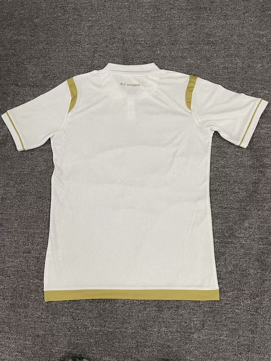Vitoria Esporte Clube White POLO Fans Football Jersey 2024/2025