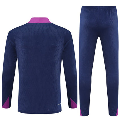 Barcelona Player Training Tracksuit Blue (Kids And Man ) 2025/2026