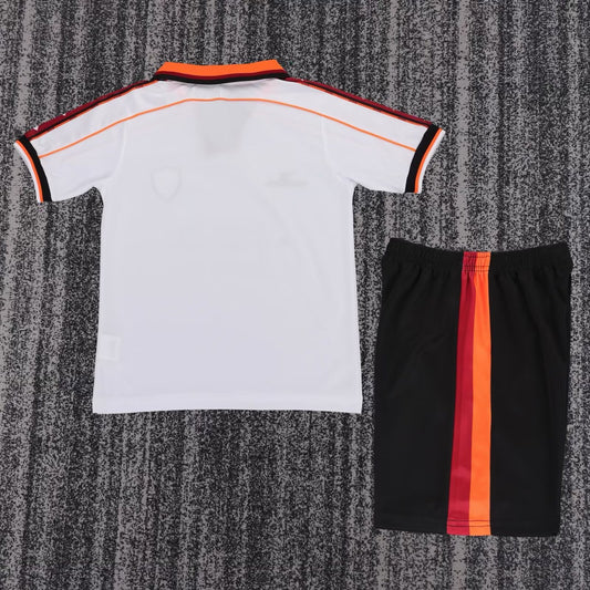 Retro Roma Away Kids Football Jersey 1998/1999