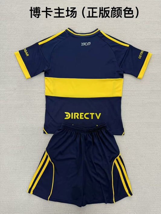 Boca Juniors Home Fans Kits Football Jersey 2025/2026 (Kids And Man )