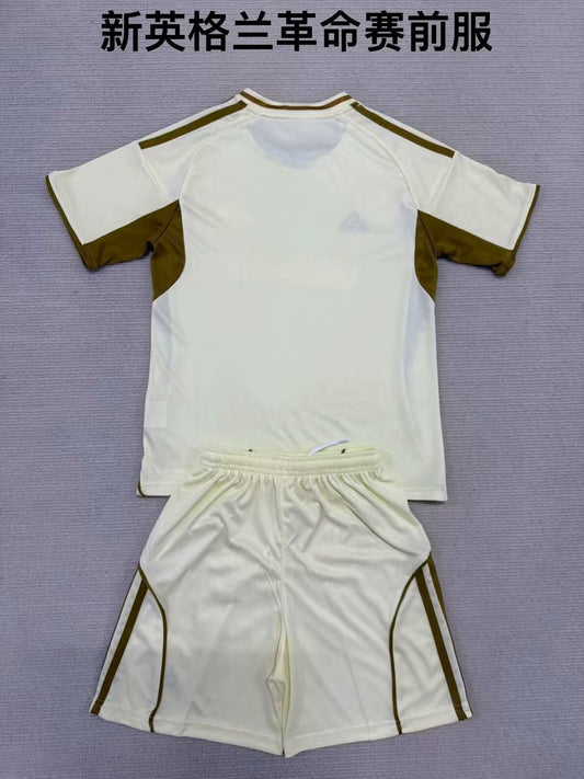 New England Revolution Pre Match Uniform Fans Kits Football Jersey 2025/2026 (Kids And Man )