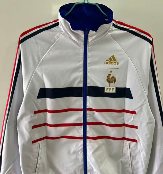 France Retro Two-sided Windbreaker White 1998