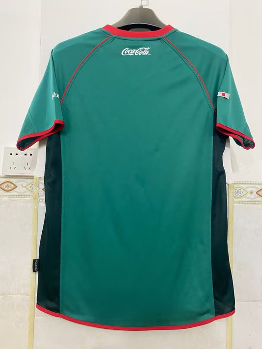 Retro Mexico Home Green Football Jersey 2002