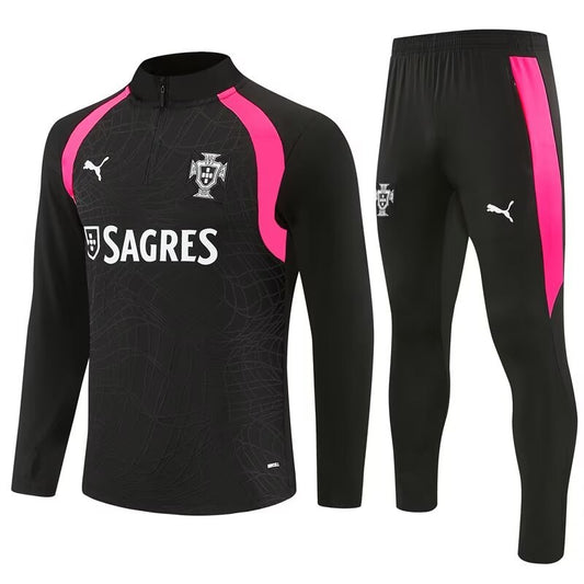 Portugal Training Tracksuit Black (Kids And Man 10-2XL) 2026/2027