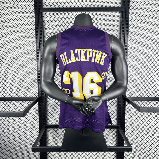 Los Angeles Lakers Blackpink Purple #16 BLAJKPINK NBA Jerseys 2025/2026
