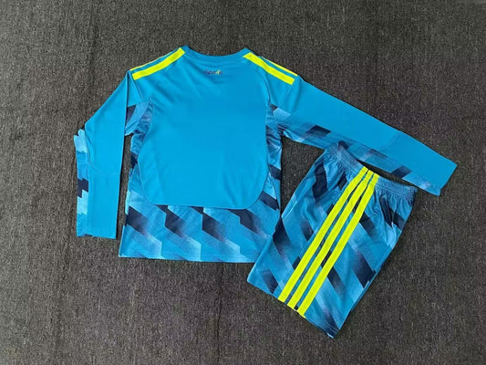 Spain Goalkeeper Long Sleeve Kids Fans Football Jersey 2026/2027