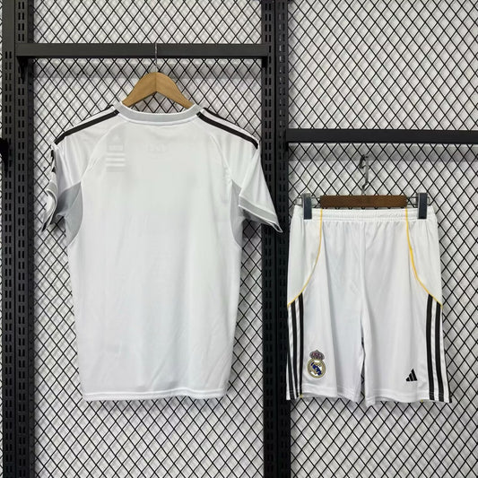 Real Madrid Home With Pants Sets Fans Football Jersey 2025/2026