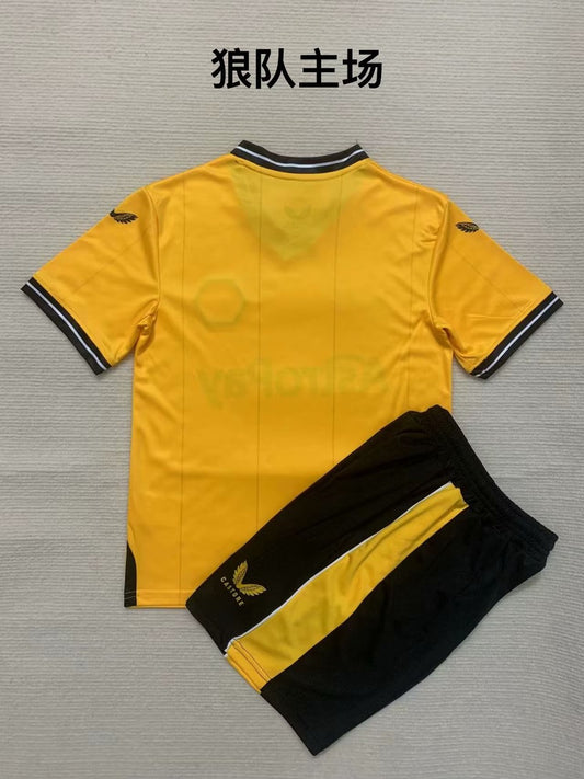 Wolves Home Kids Football Jersey 2023/2024