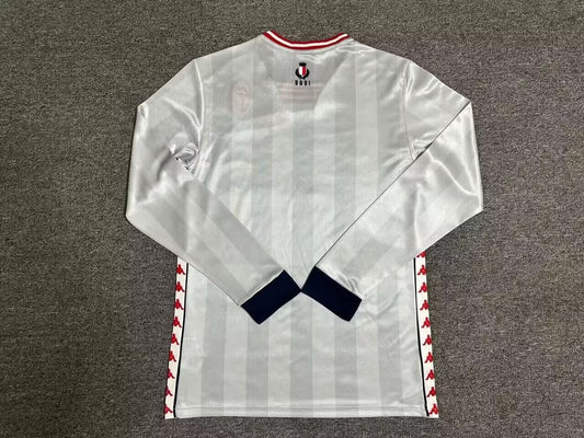 Bari Special Edition White Long Sleeve Fans Football Jersey 2024/2025