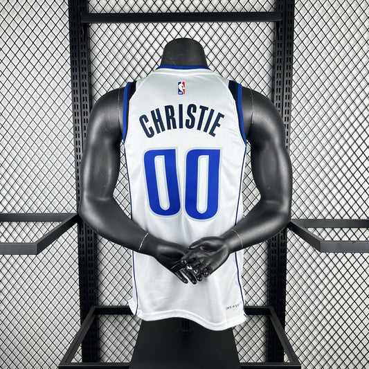 Mavericks City #00 CHRISTE White NBA Jerseys 2025