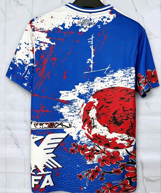 Japan Special Edition (Blue Plum Blossom Moon) Fans Football Jersey 2026/2027