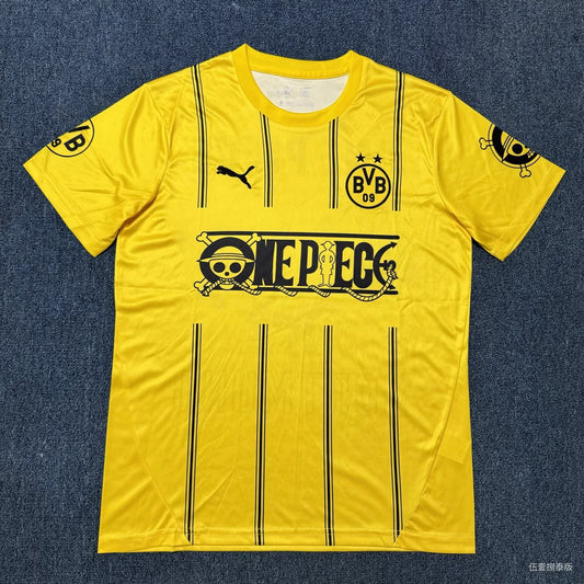 Dortmund One Piece Special Edition Fans Football Jersey 2025/2026
