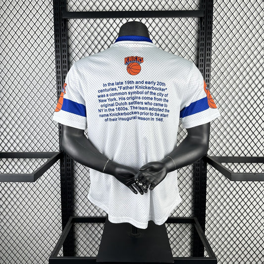 Retro New York Knicks White NBA Season Jerseys 2026