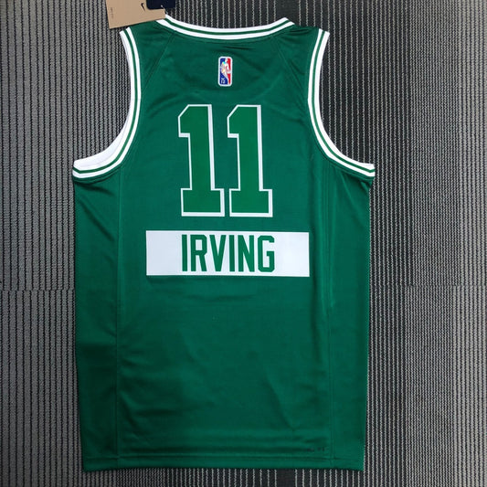 Retro Boston Celtics City Edition Green #11 IRVING NBA Jerseys 2022