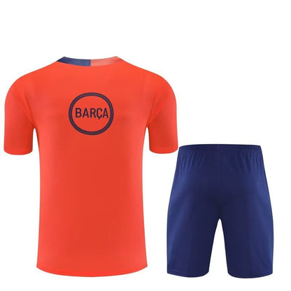 Barcelona Training Fans Kits Orange Football Jersey 2025/2026 (Kids And Man )