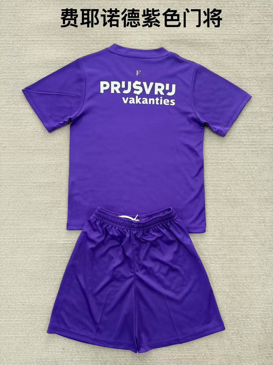 Feyenoord Goalkeeper Purple Fans (Kids And Man) Football Jersey 2025/2026